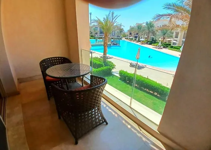 Cozy 2 Bedrooms M3-1a-11 2b At Mangroovy Elgouna شقة *